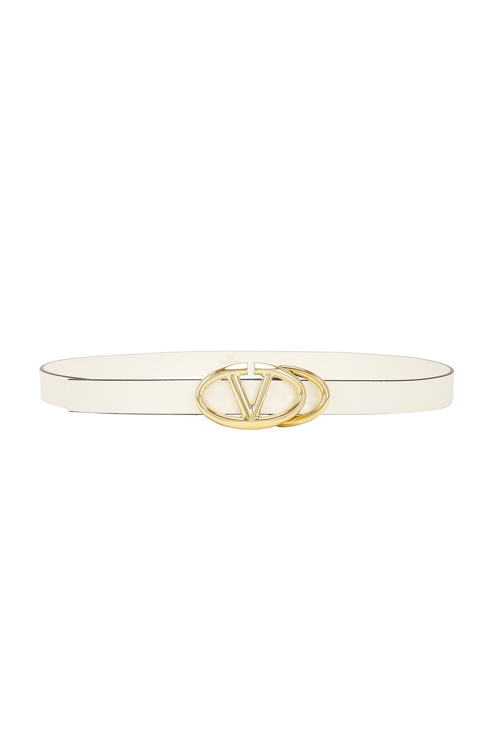 Shop Valentino V Logo The Bold Edition Belt In Ivory