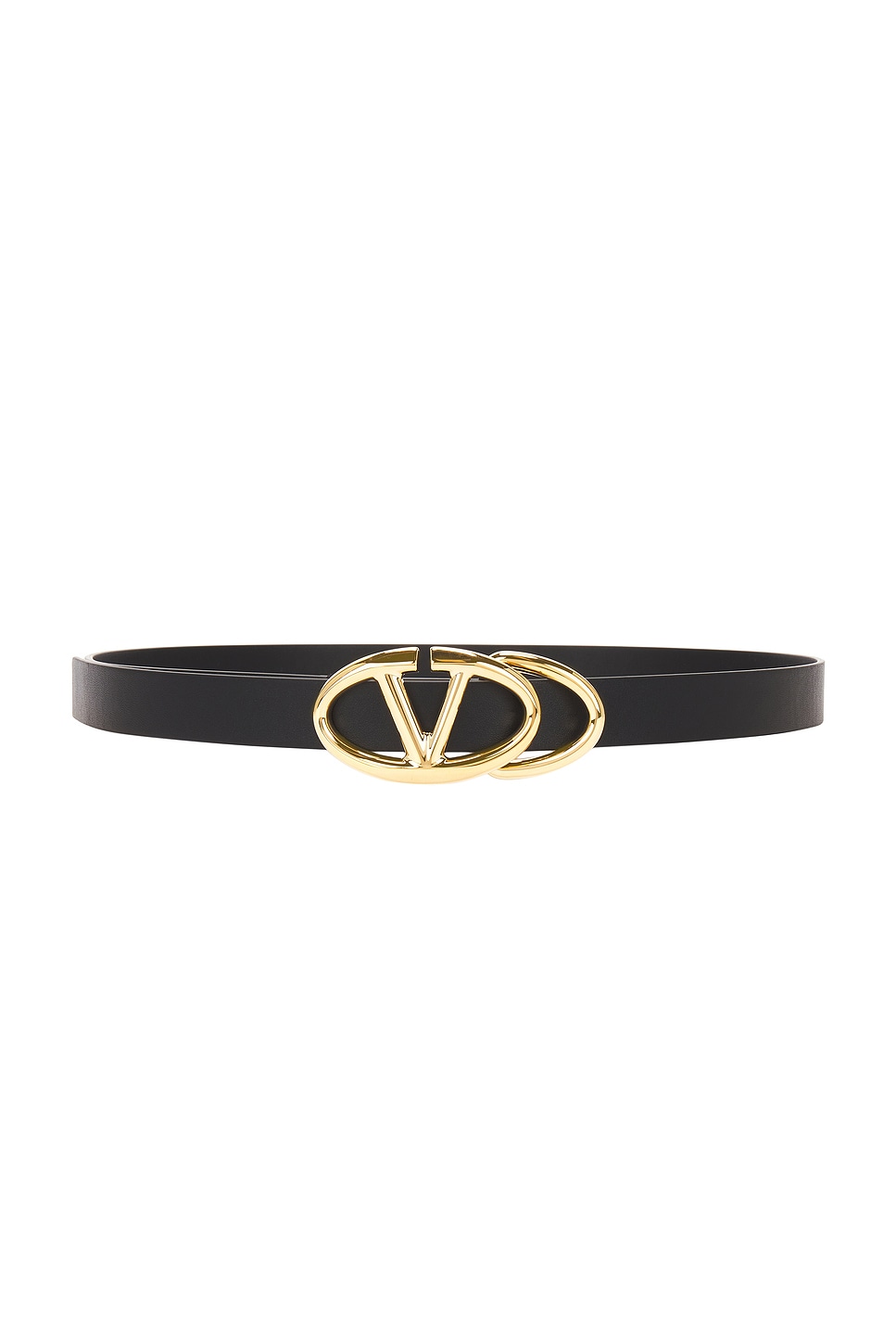 Shop Valentino V Logo The Bold Edition Belt In Nero