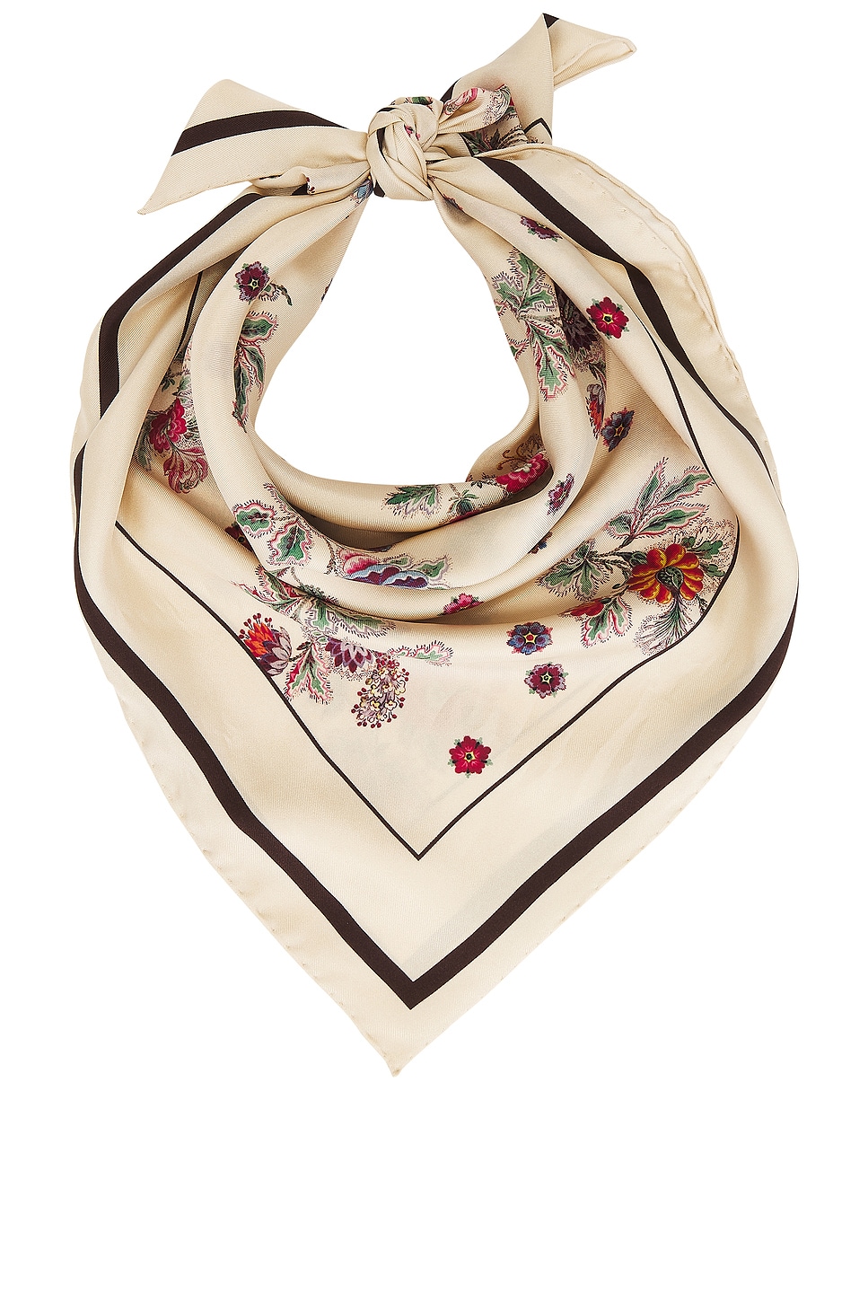 Papier Floral Foulard in Cream