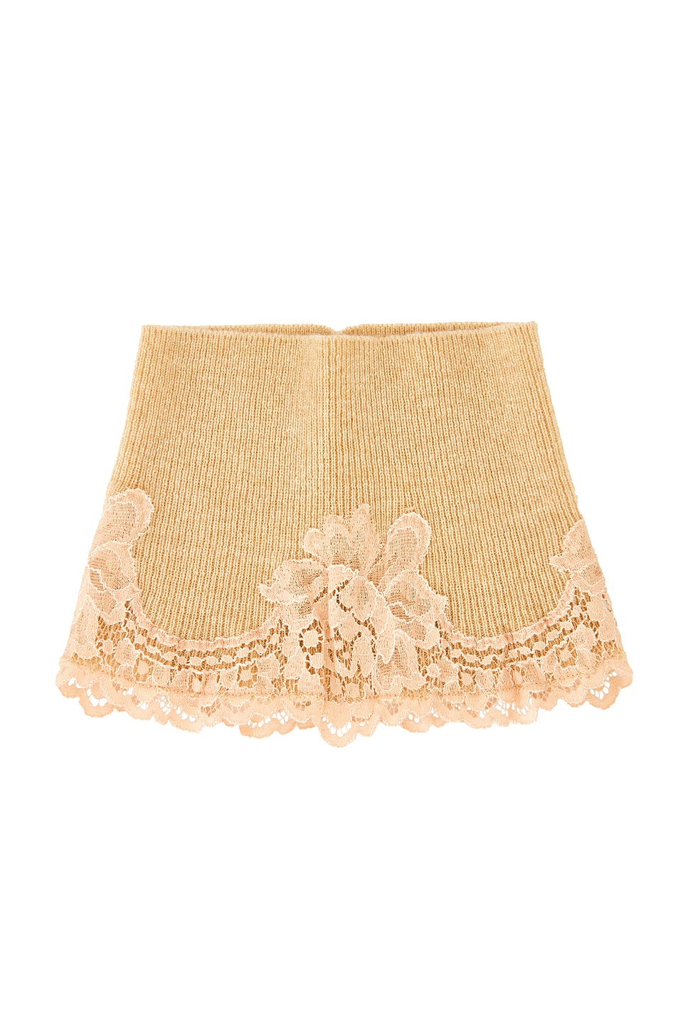 Valentino V Logo Cashmere Lace Headband In Neutral