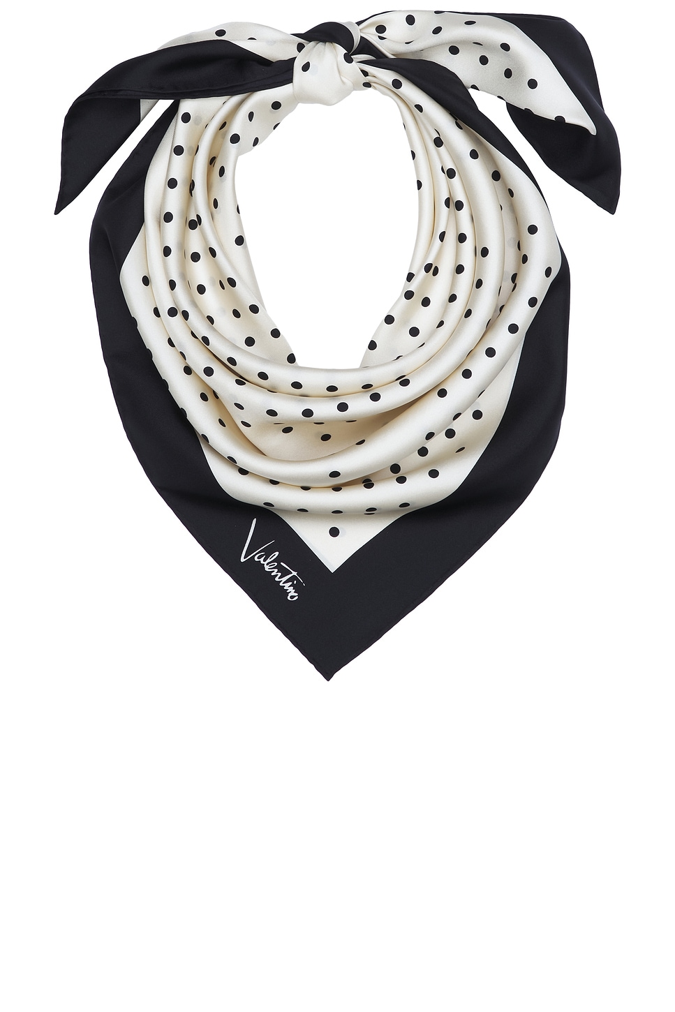 Valentino Garavani Foulard Shawl in Ivory