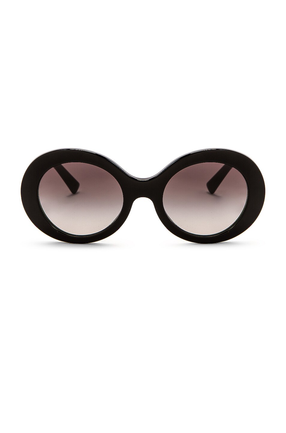 Image 1 of Valentino Garavani Oval Sunglasses in Black