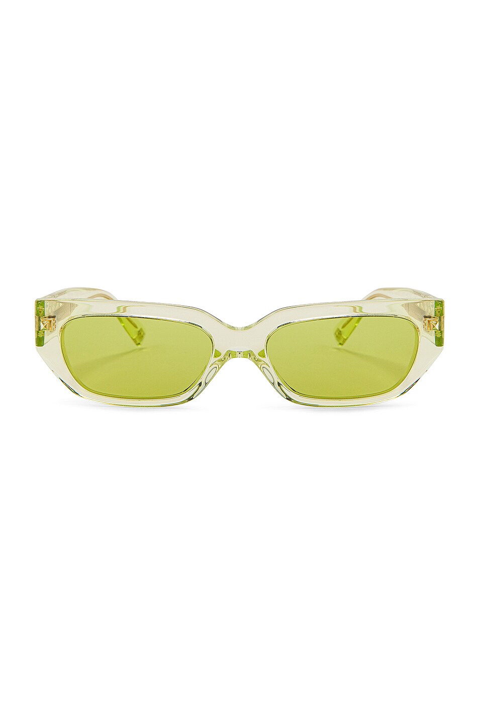 Image 1 of Valentino Garavani Acetate Sunglasses in Green Fluo
