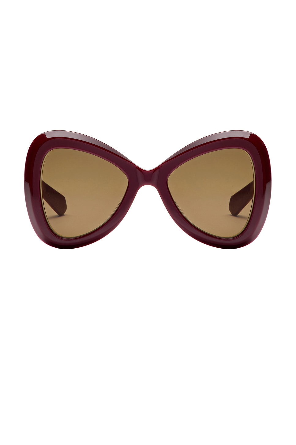 V Gold III Sunglasses in Burgundy