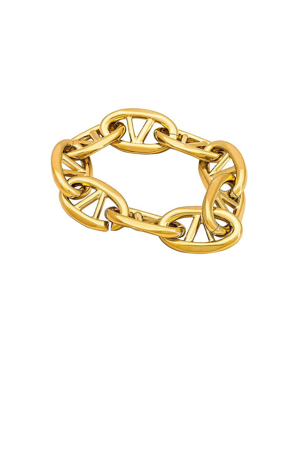 Image 1 of Valentino Garavani Vlogo Chain Bracelet in Oro