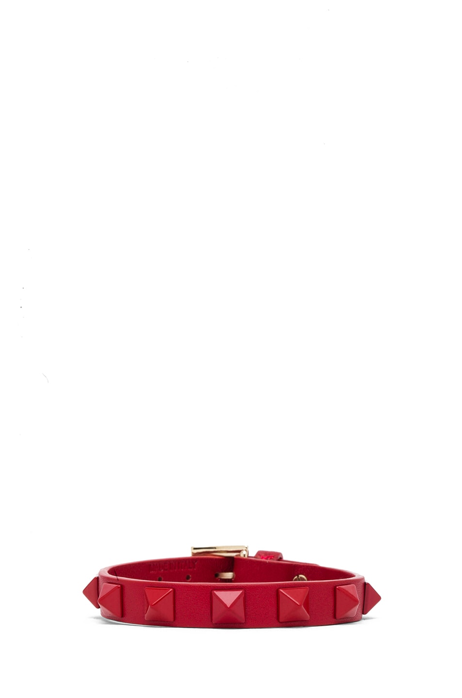 Image 1 of Valentino Garavani Rouge Small Bracelet in Red