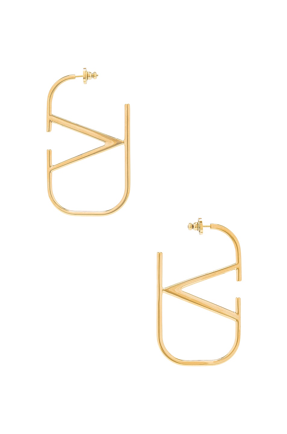 Image 1 of Valentino Garavani Vlogo Signature Earrings in Oro