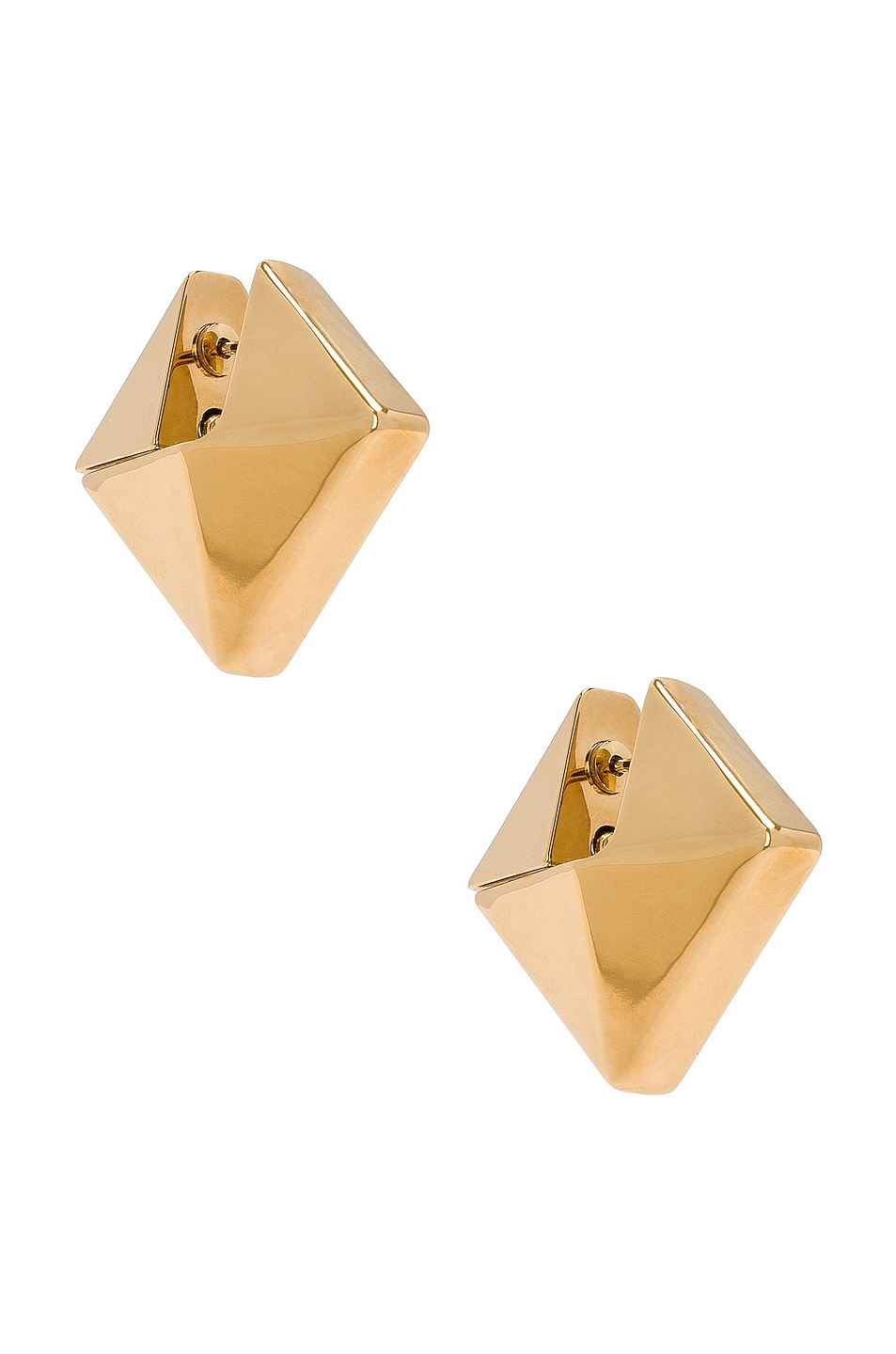 Image 1 of Valentino Garavani Rockstud Earrings in Oro 18