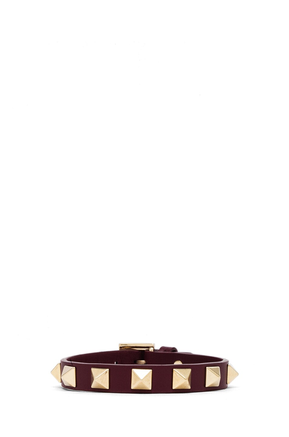 Image 1 of Valentino Garavani Rockstud Small Bracelet in Rubin