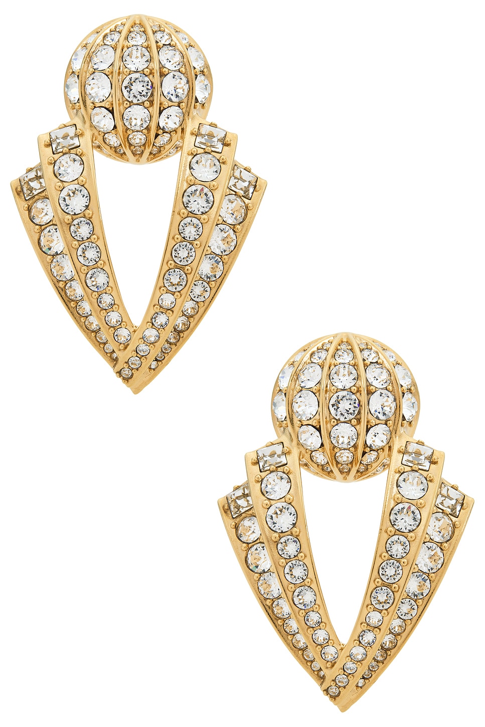 Poetique Des Gouttes Earrings in Metallic Gold