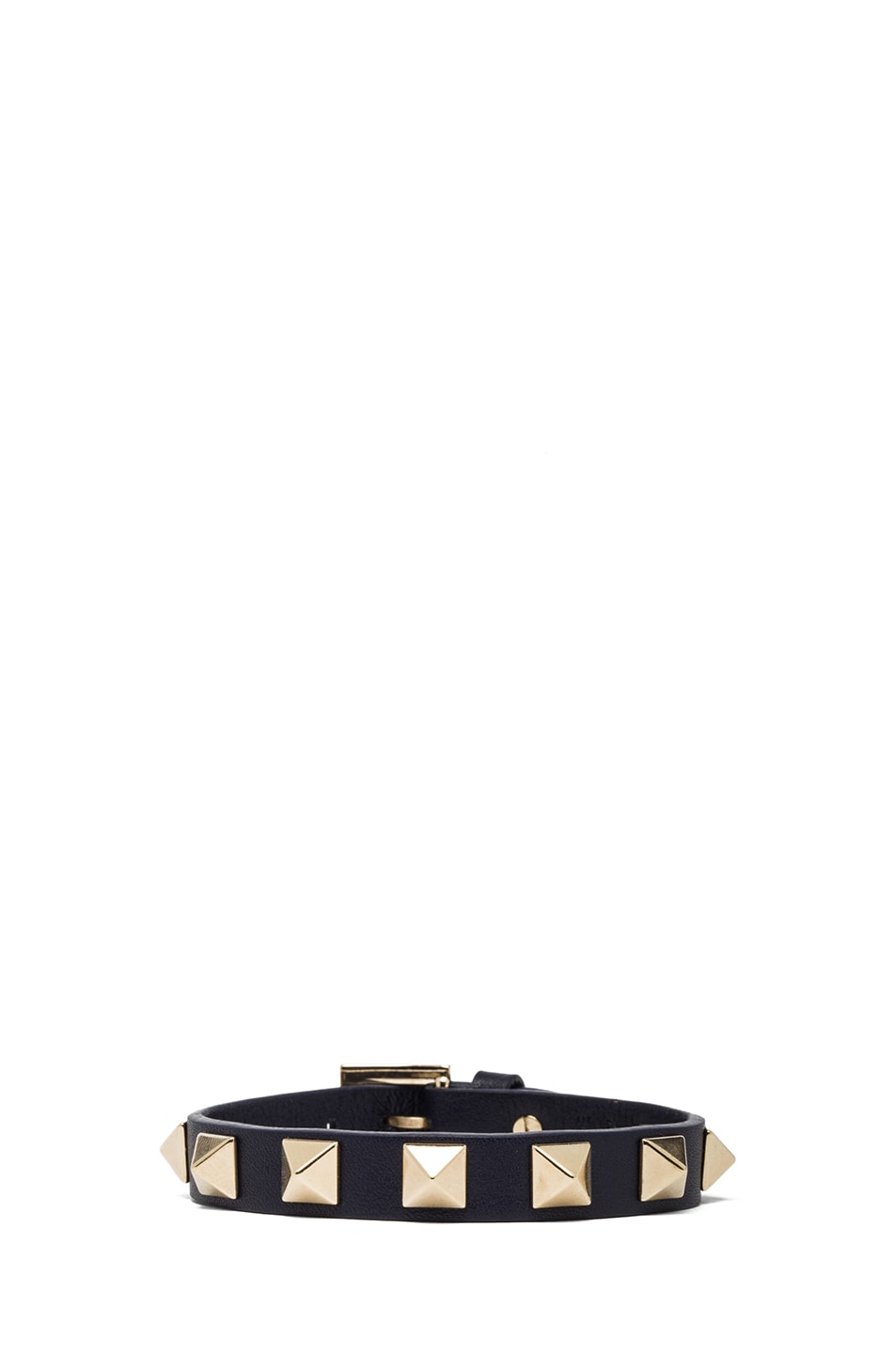 Image 1 of Valentino Garavani Rockstud Small Bracelet in Marine