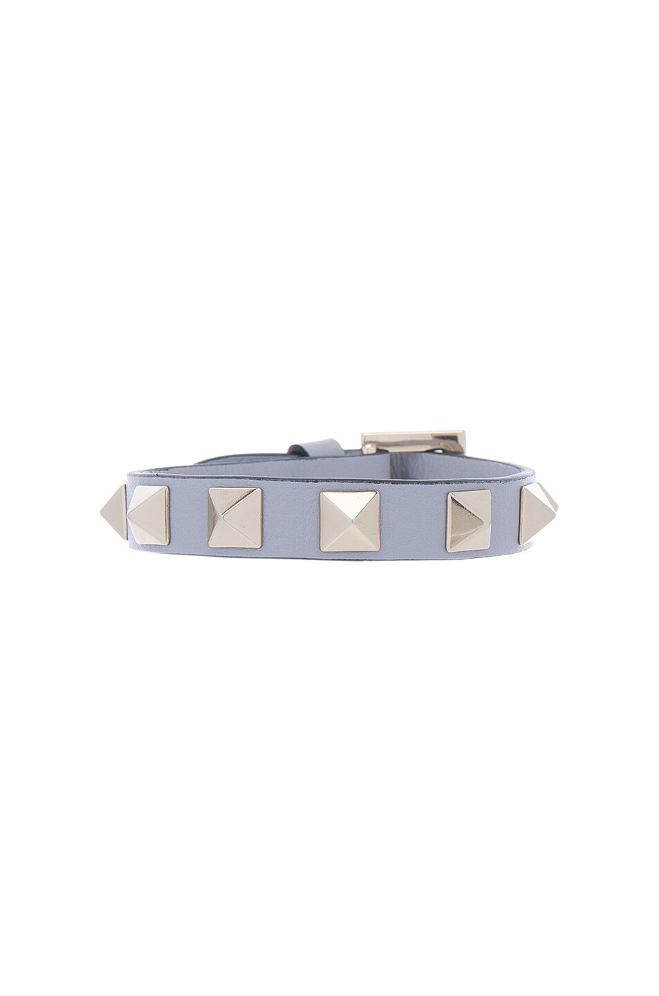 Image 1 of Valentino Garavani Rockstud Bracelet in Pearl Grey