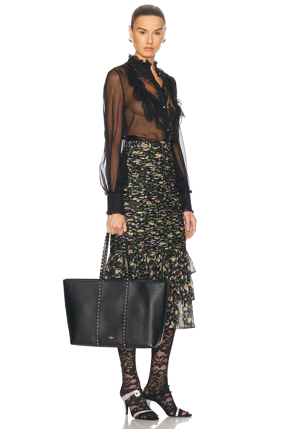 VALENTINO GARAVANI ROCKSTUD TOTE BAG