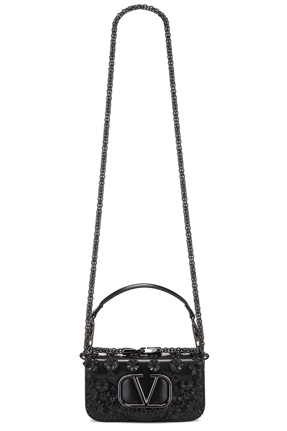 Loco Small Shoulder Bag in Black