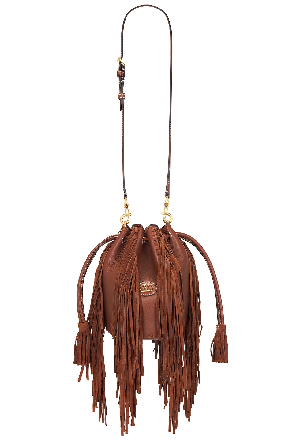 Nellcote Small Drawstring Bag in Brown