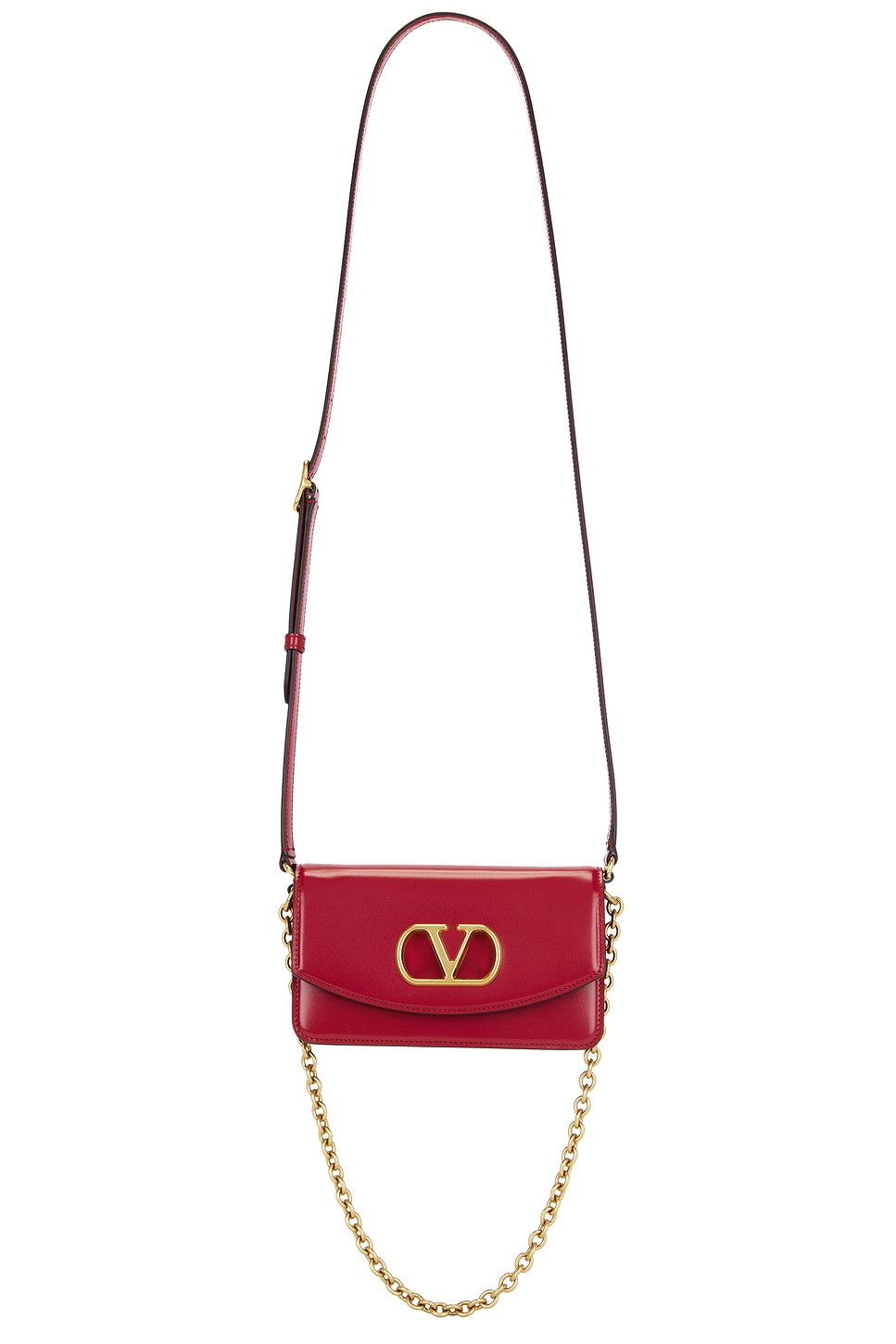Vain Small Clutch in Red
