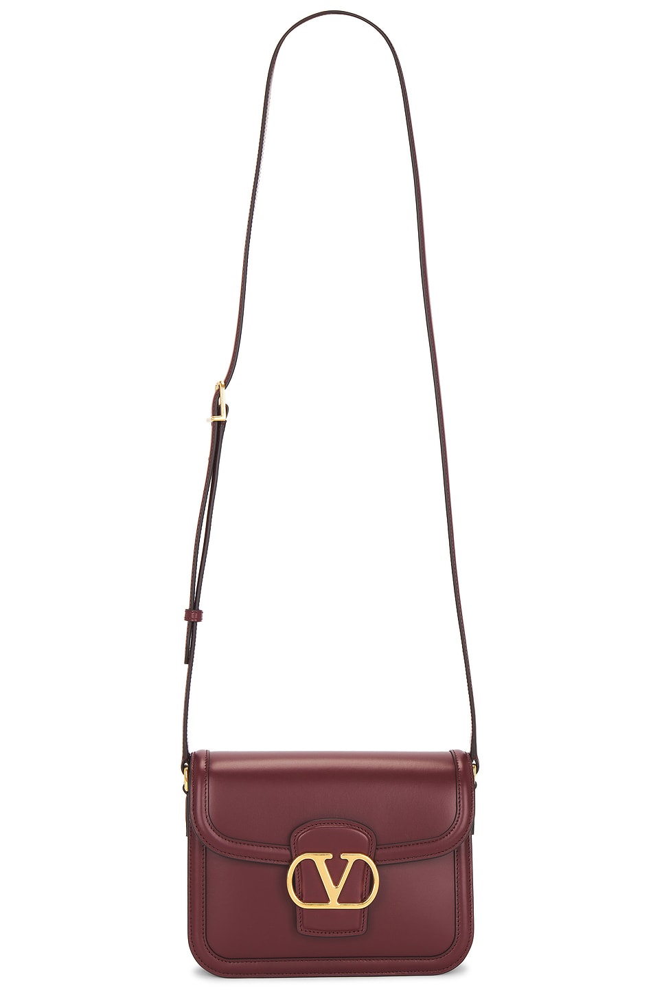 Valentino Womens Brick Ruby 9to5 Small Leather Shoulder Bag In Red
