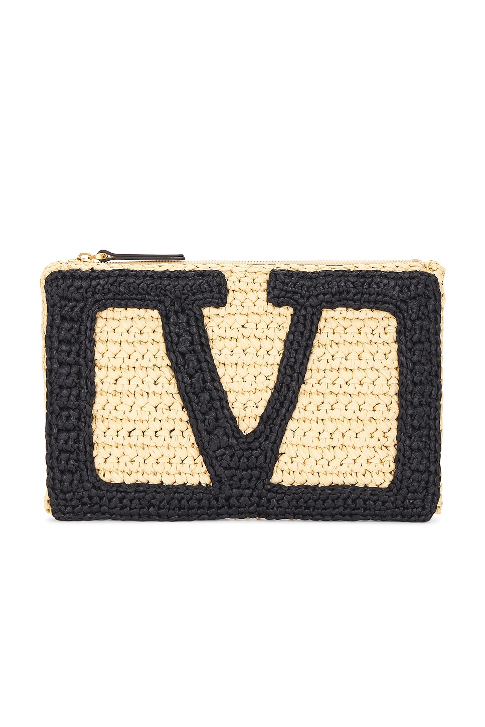 Valentino Garavani Viva Superstar Crochet Medium Flat Pouch