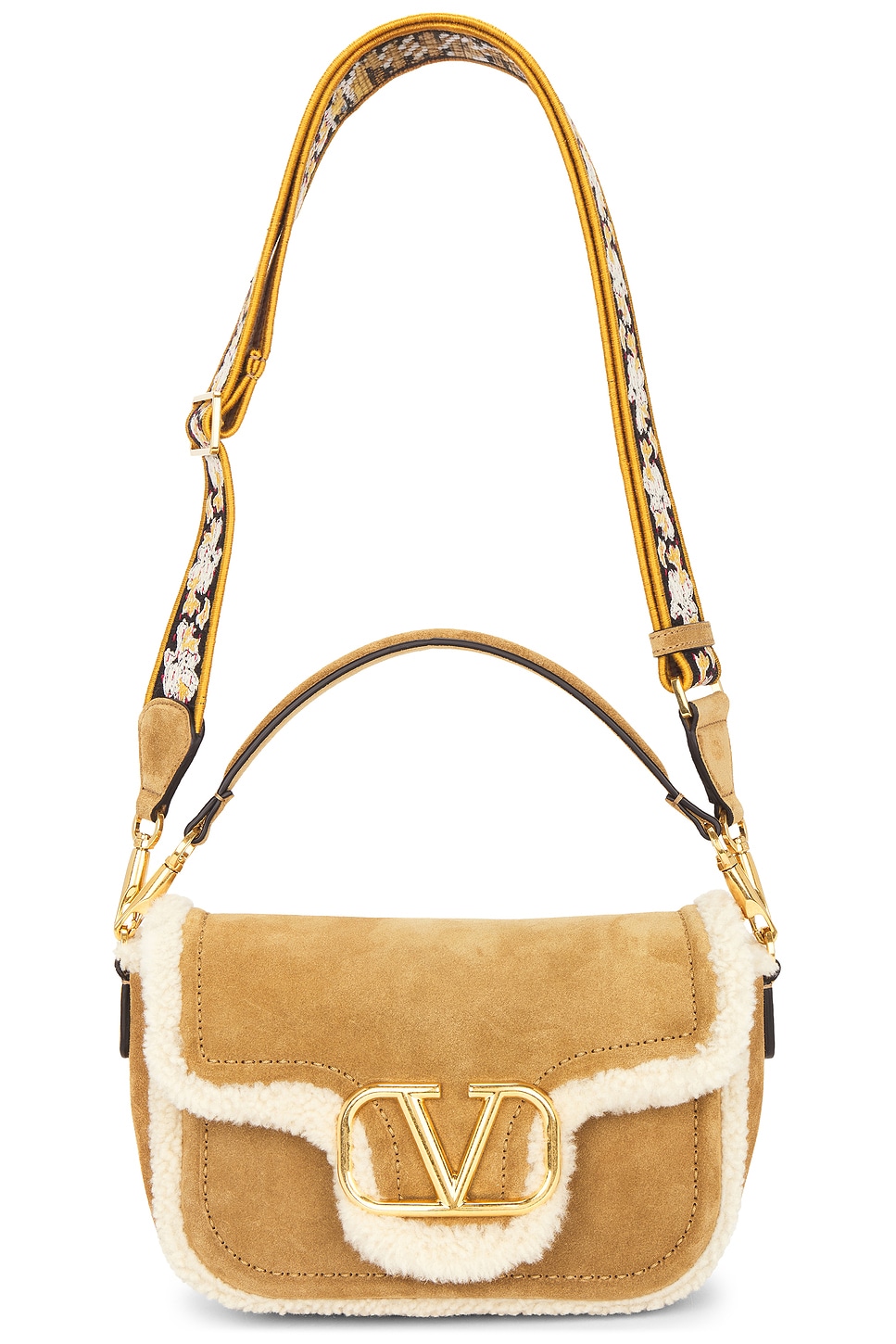 Valentino Garavani Suede Alltime Apres L'hiver Shoulder Bag | Thumbnail 8