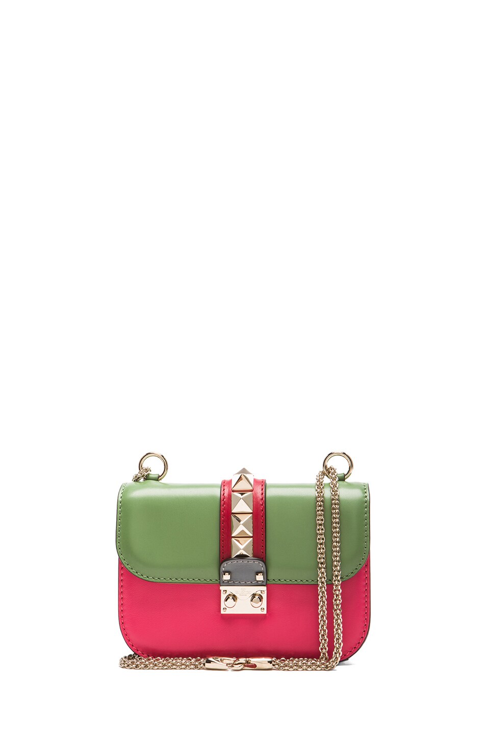 Image 1 of Valentino Garavani Italian Pop Small Lock Flap Bag in Red Multi