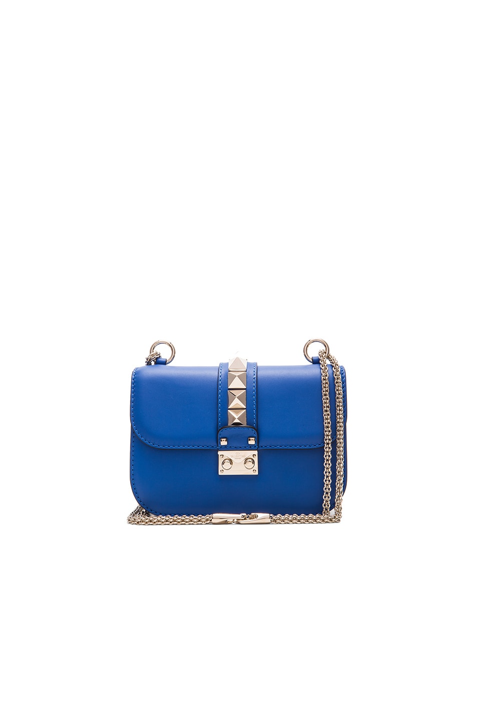 Image 1 of Valentino Garavani Small Lock Shoulder Bag in Light Sapphire