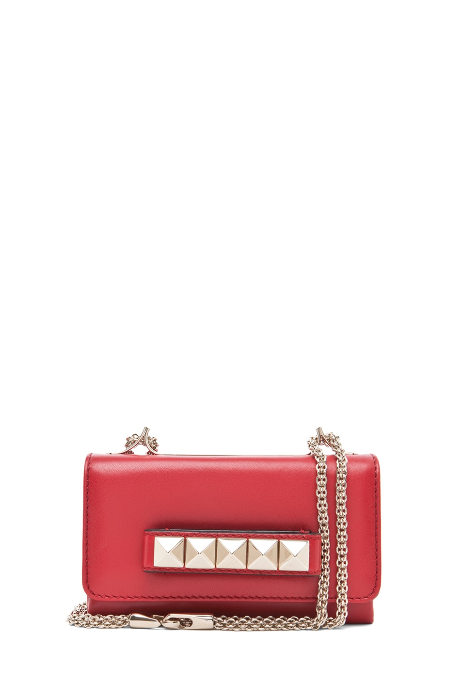 Valentino Va Va Voom Mini Flap Bag in Red | FWRD