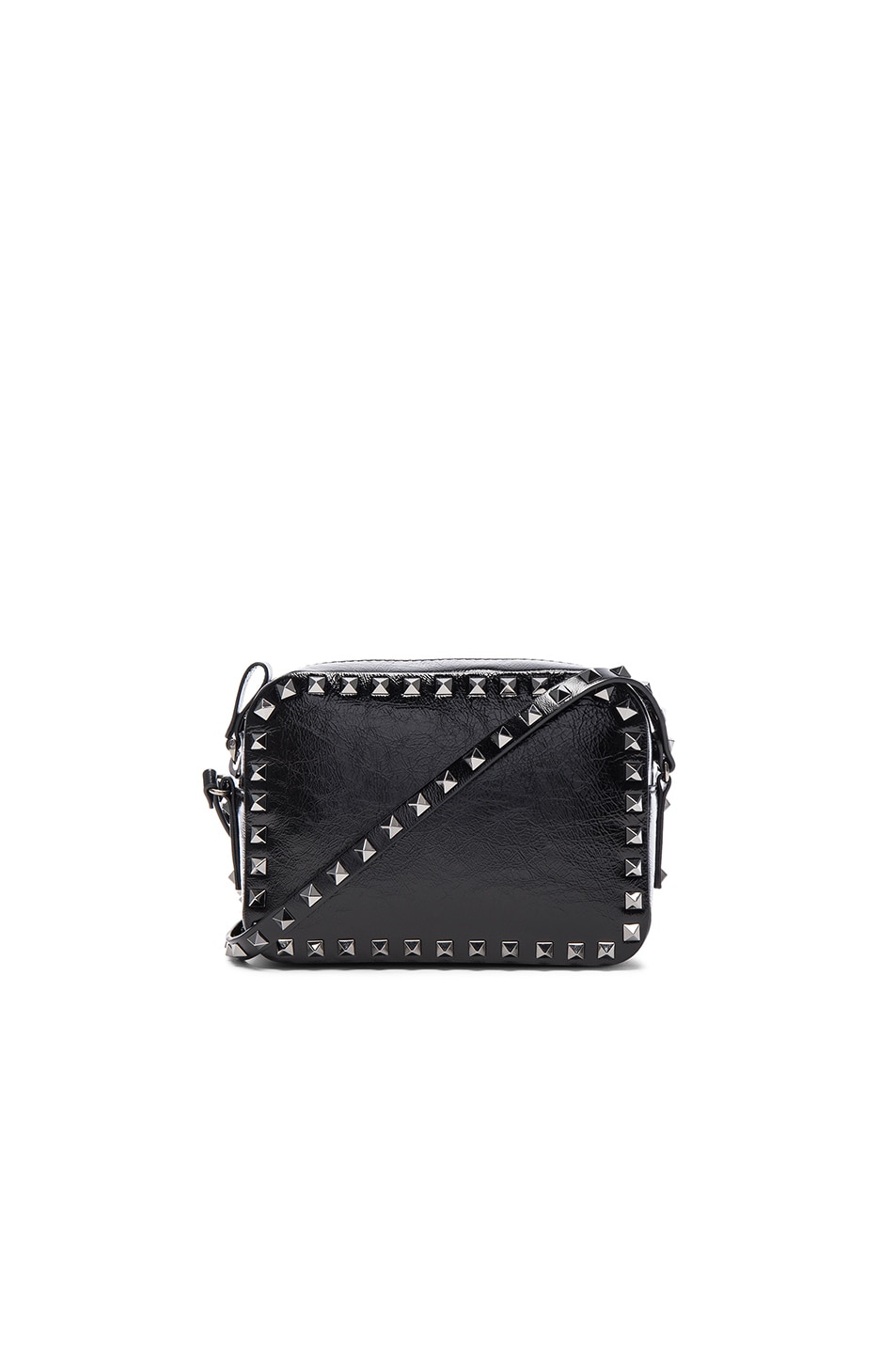 Image 1 of Valentino Garavani Rockstud Noir Crossbody Bag in Black
