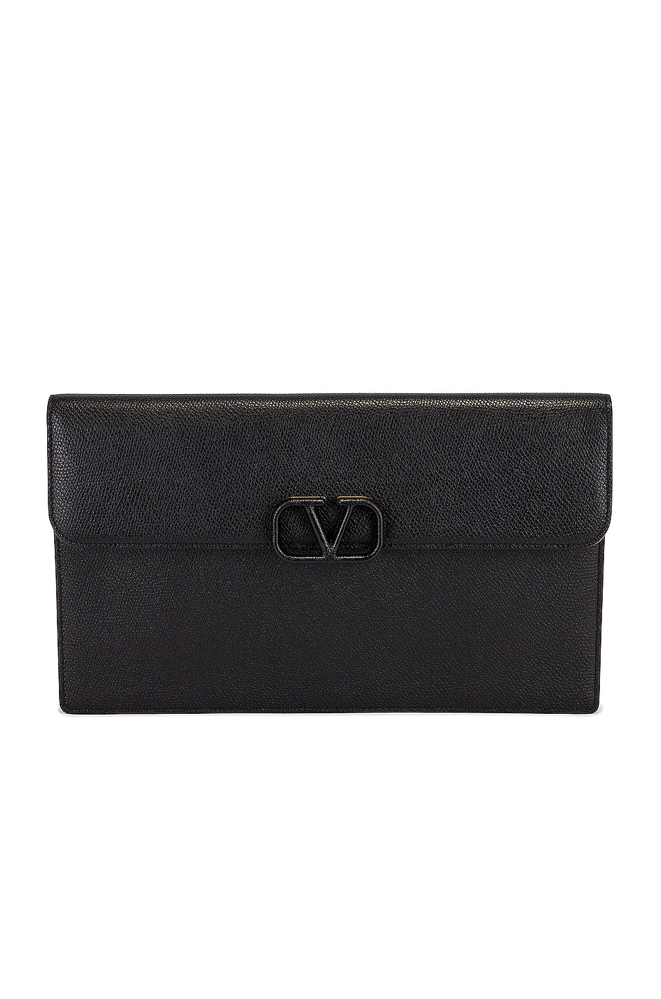 Large Flat Pouch in Black