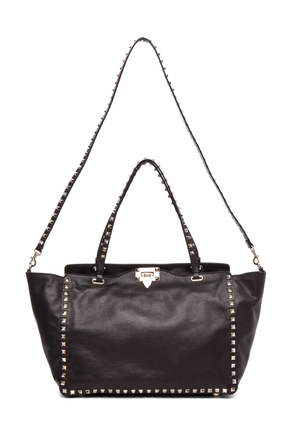 valentino rockstud small tote