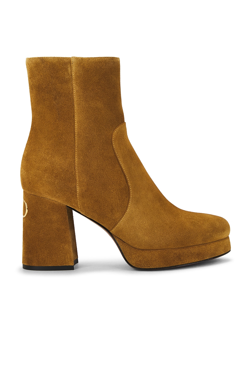 Image 1 of Valentino Garavani Fawcette Bootie in Havana Beige