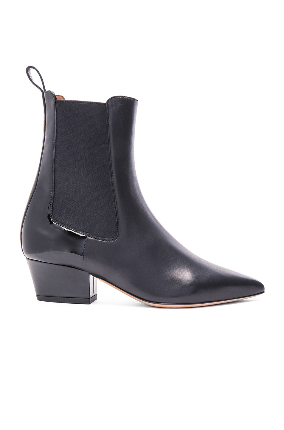Image 1 of Valentino Garavani Rouge-Ish 45MM Leather Boots in Black