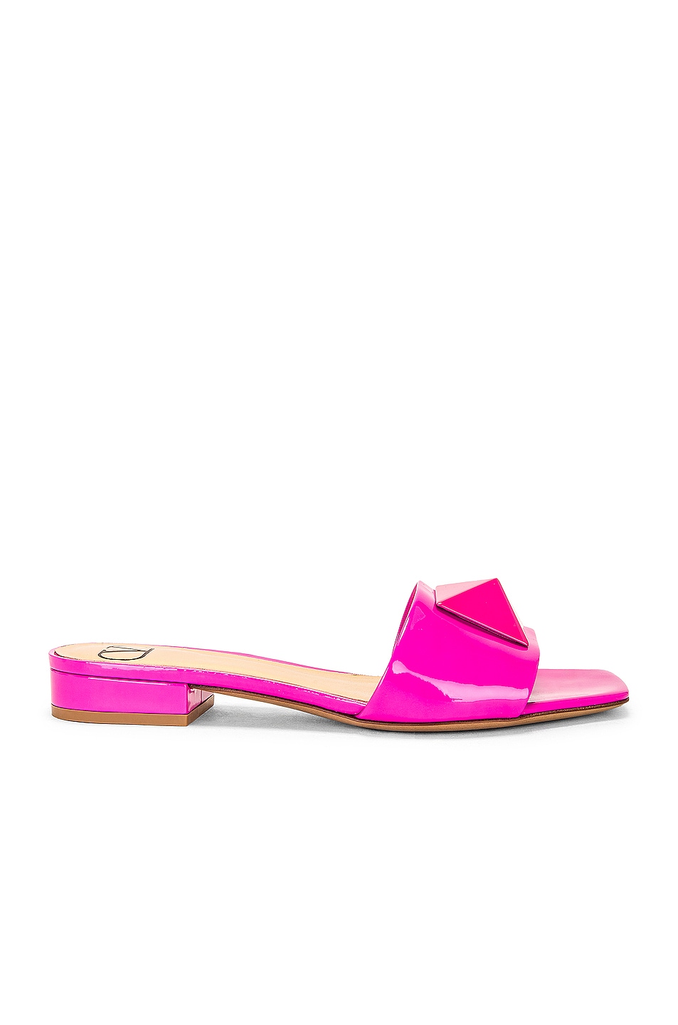 Image 1 of Valentino Garavani One Stud Mule Sandal in Pink