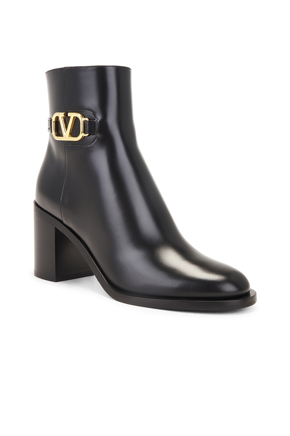 Shop Valentino V Logo Signature Bootie In Nero