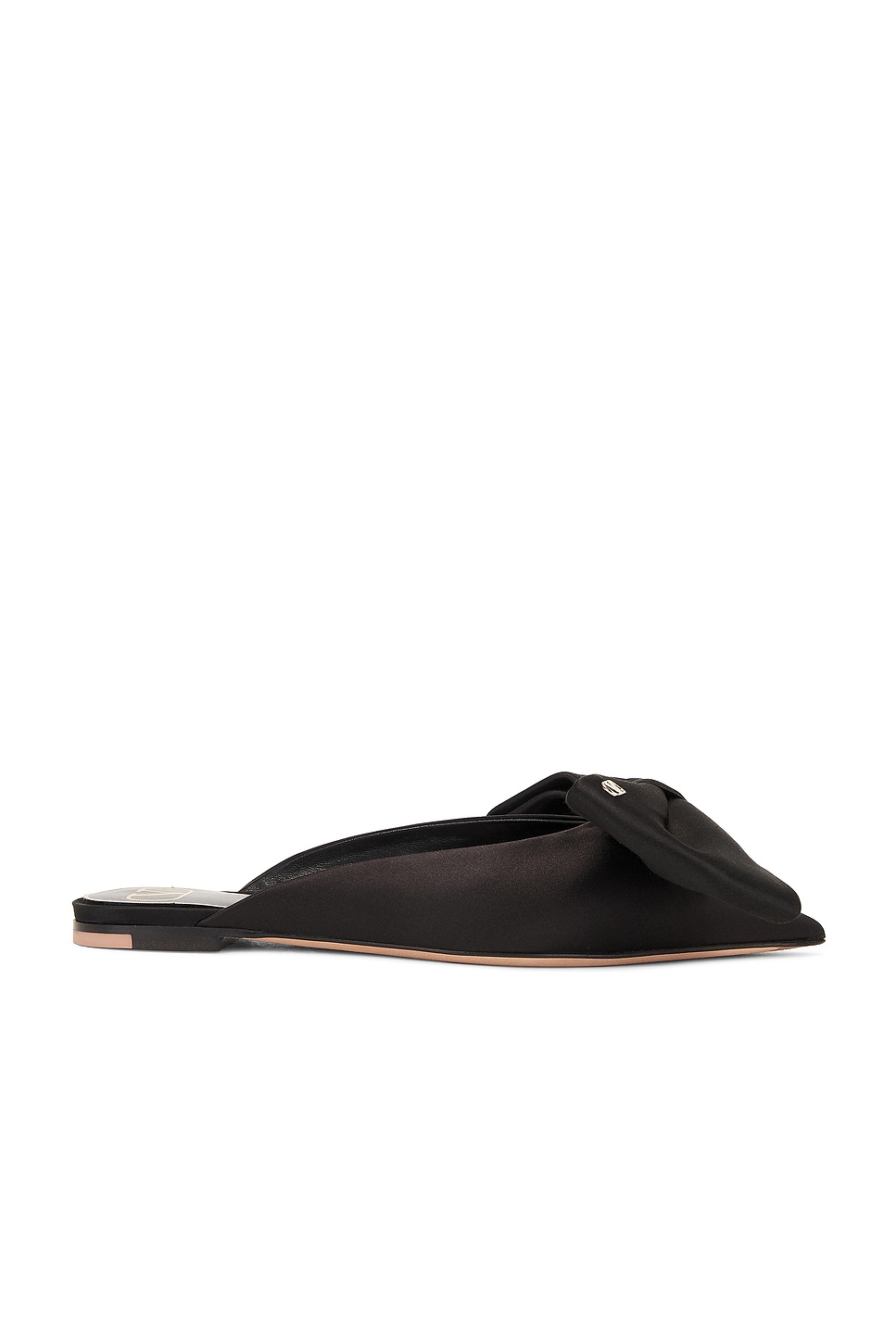 Shop Valentino Unchateau Bow Mule In Nero