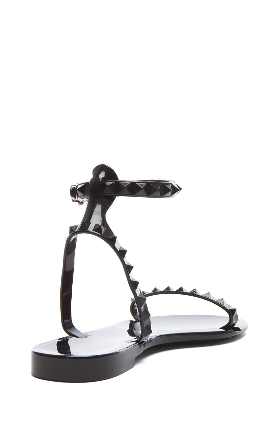 rockstud jelly sandals