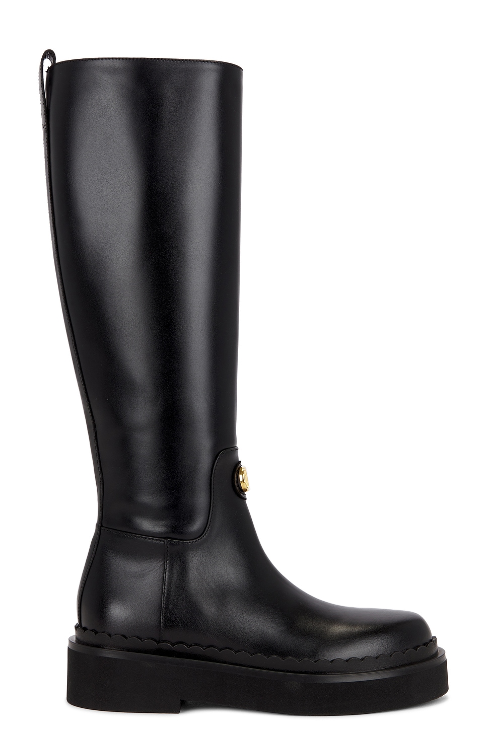 Image 1 of Valentino Garavani V Logo Signature Boot in Nero