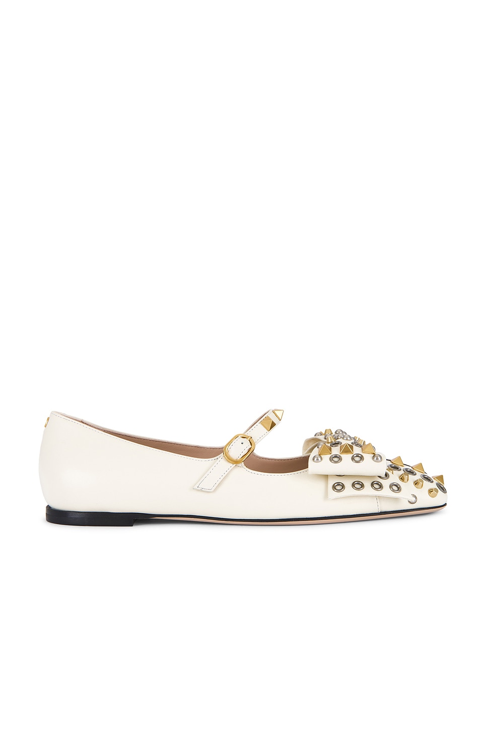 Bowow Ballerina Flat in Ivory