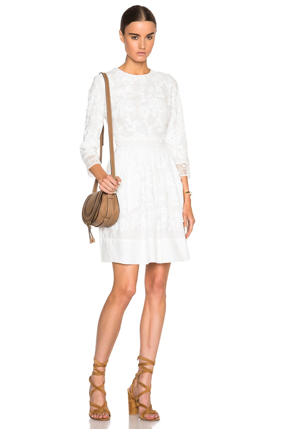 Image 1 of Vanessa Bruno Daga Dress in Blanc
