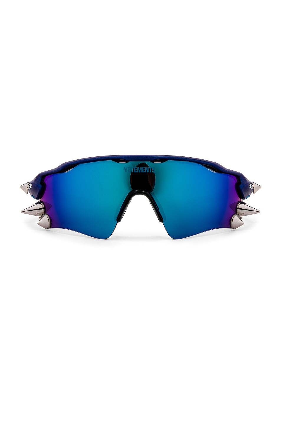 Image 1 of VETEMENTS Oakley Spikes 200 Sun Glasses in Blue