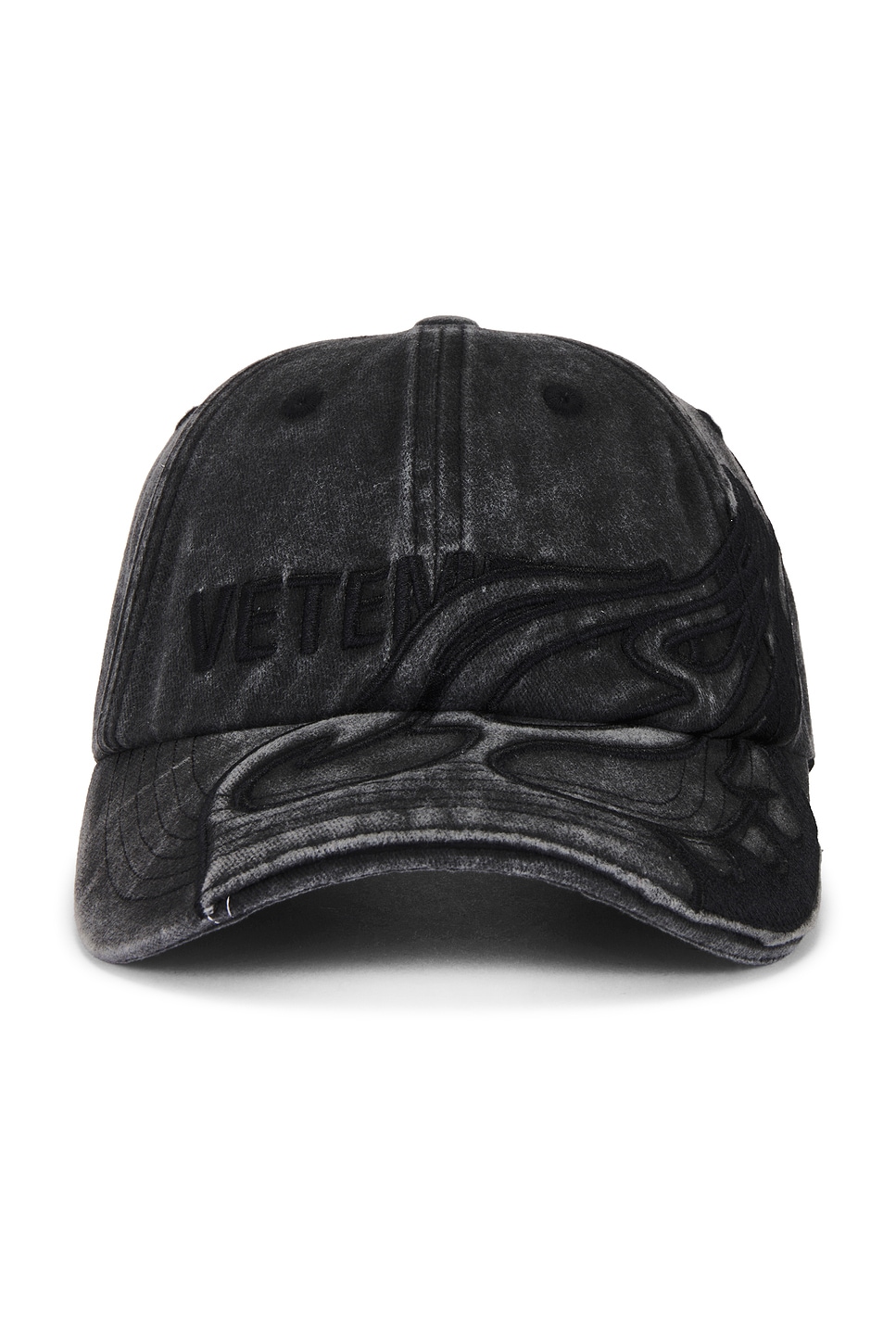 Shop Vetements Blackout Flame Logo Cap