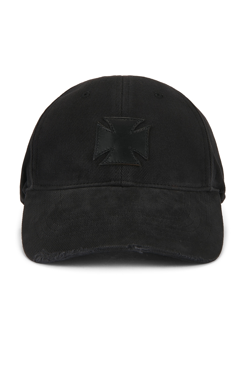 VETEMENTS Leather Biker Cross Cap