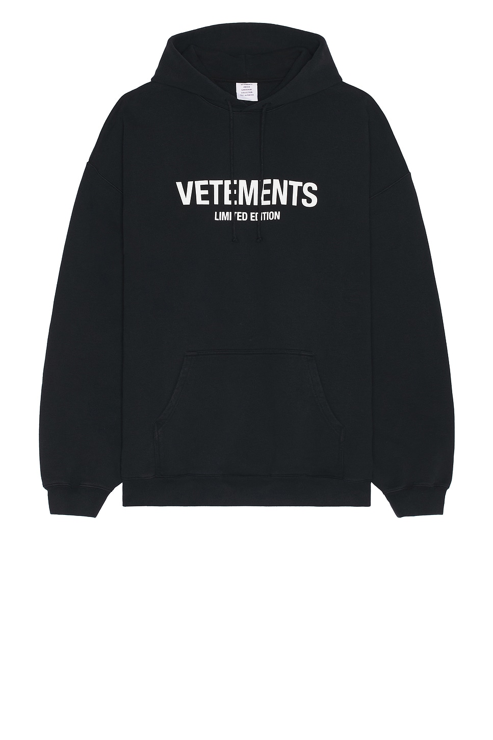 Shop Vetements Limited Edition Logo Hoodie In Black