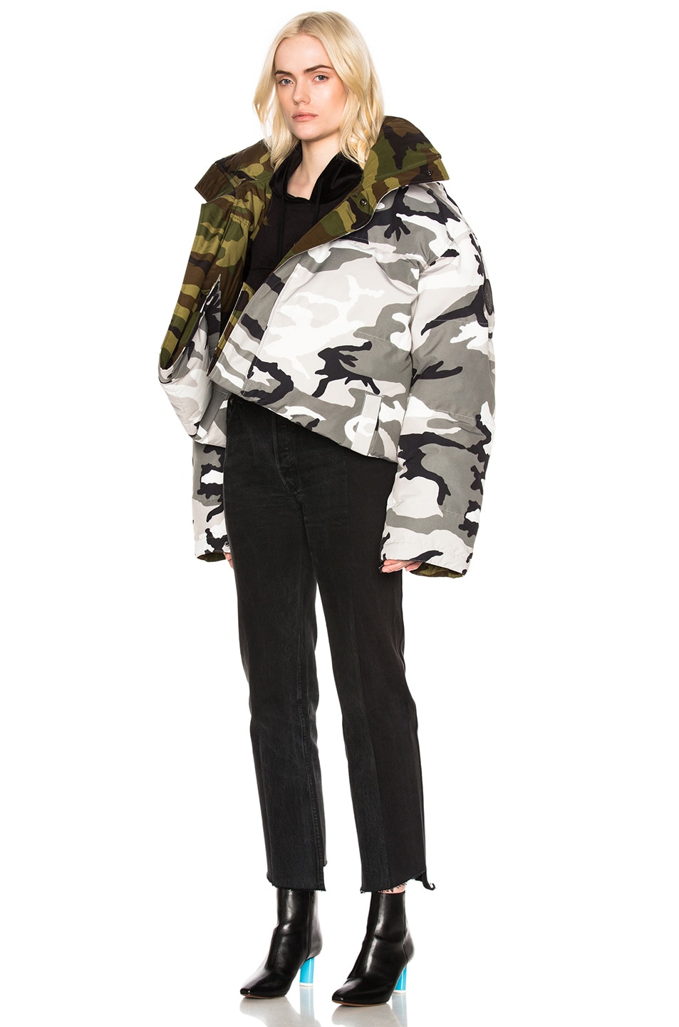 Image 1 of VETEMENTS x Canada Goose Reversible Camo Jacket in Camouflage