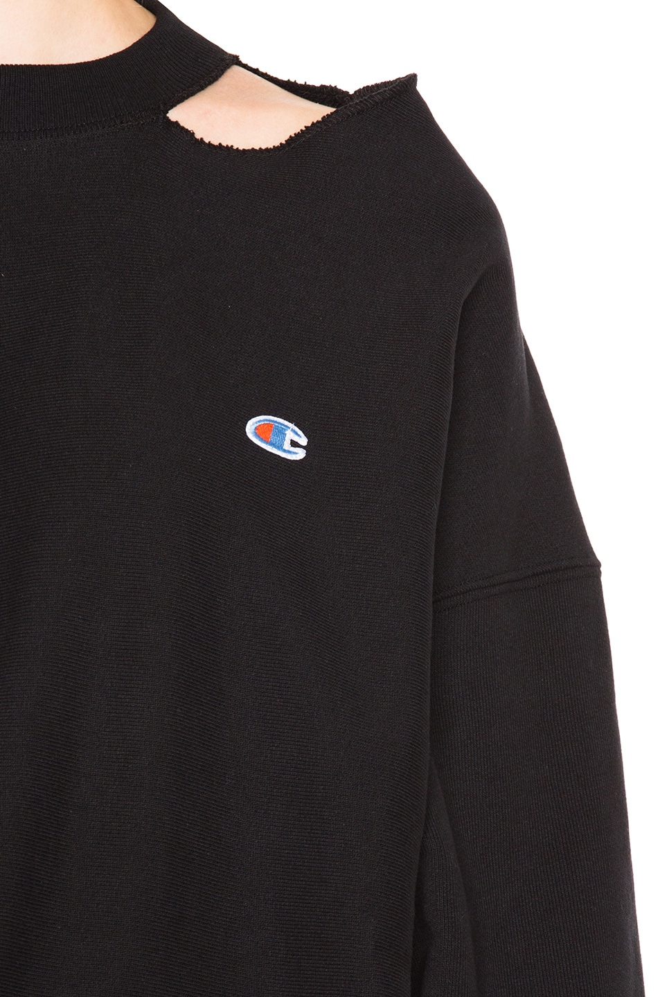 vetements champion sweater outlet