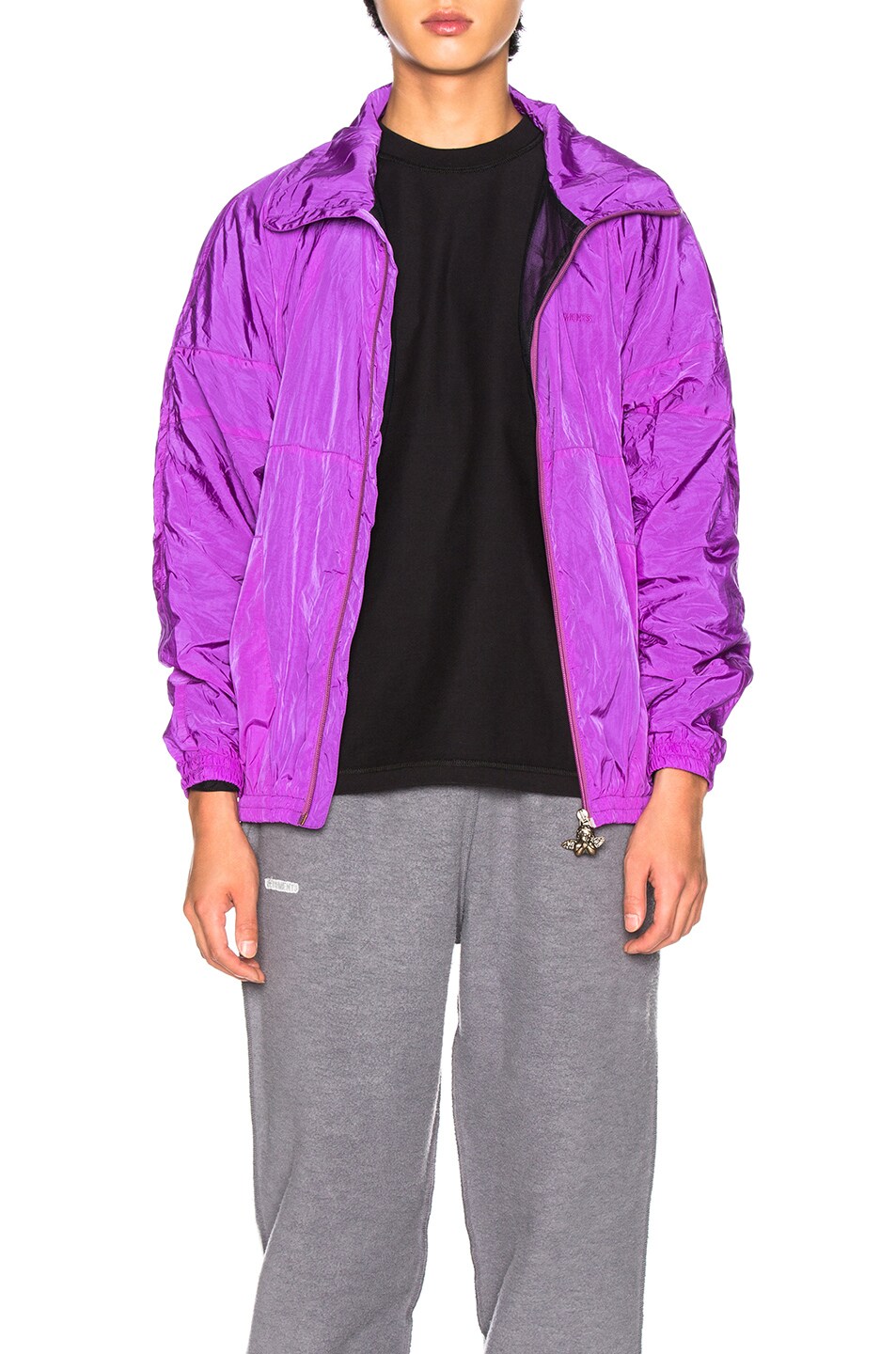 Image 1 of VETEMENTS Angel Tracksuit Jacket in Purple