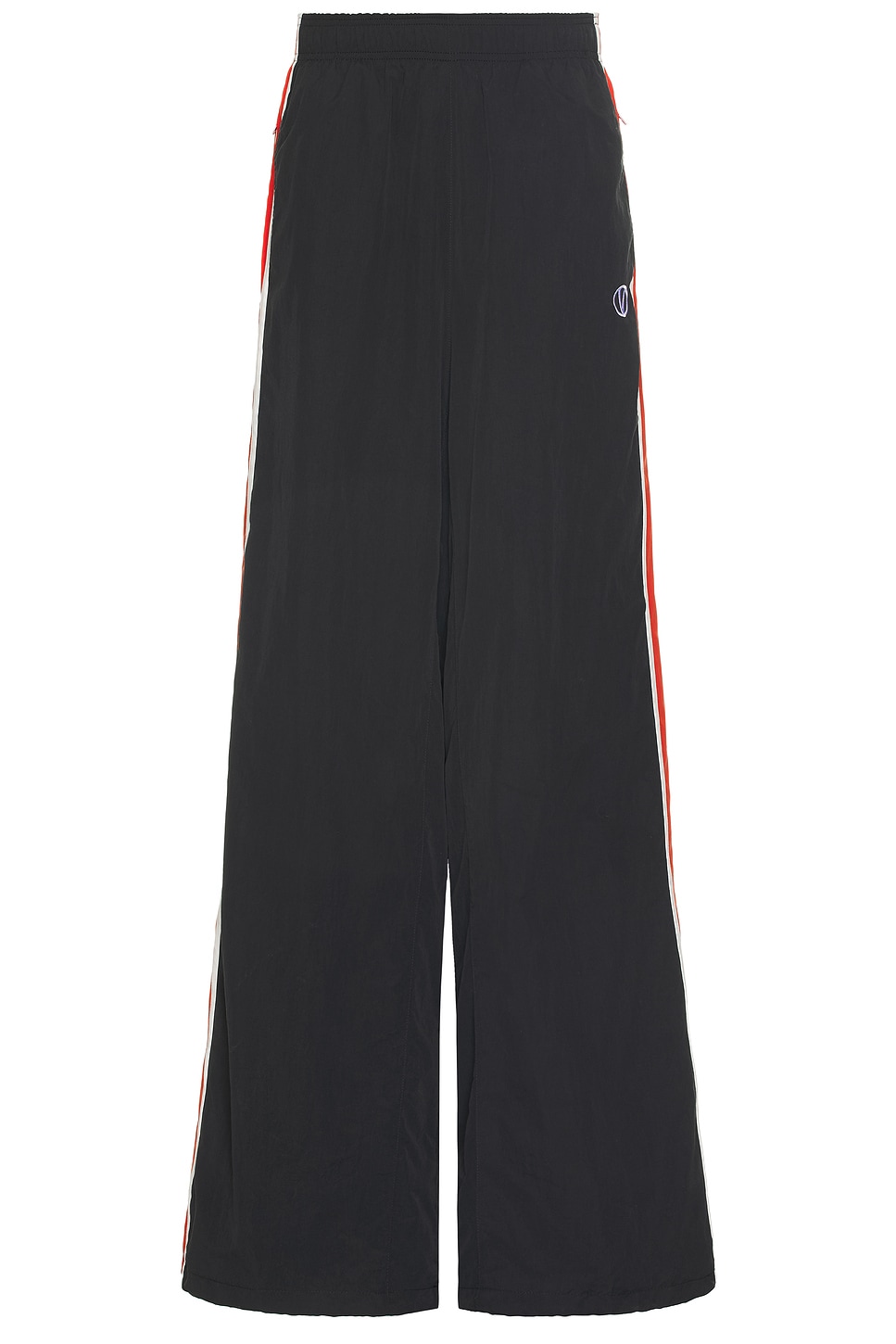 Shop Vetements Tracksuit Pants In Black & Red