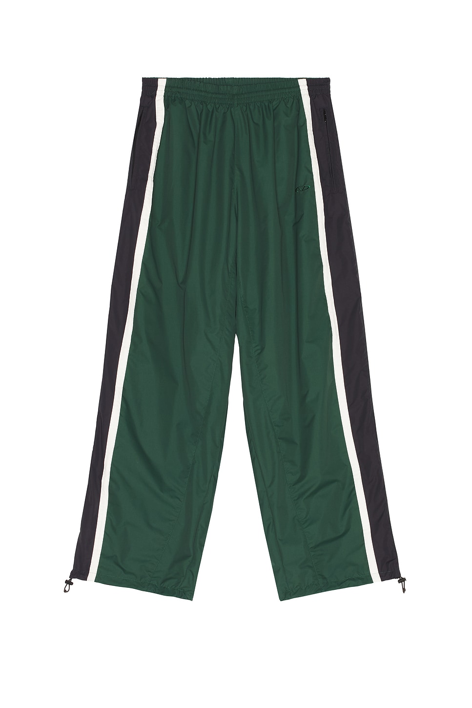 Image 1 of VETEMENTS Iconic Tracksuit Pants in Green & Black