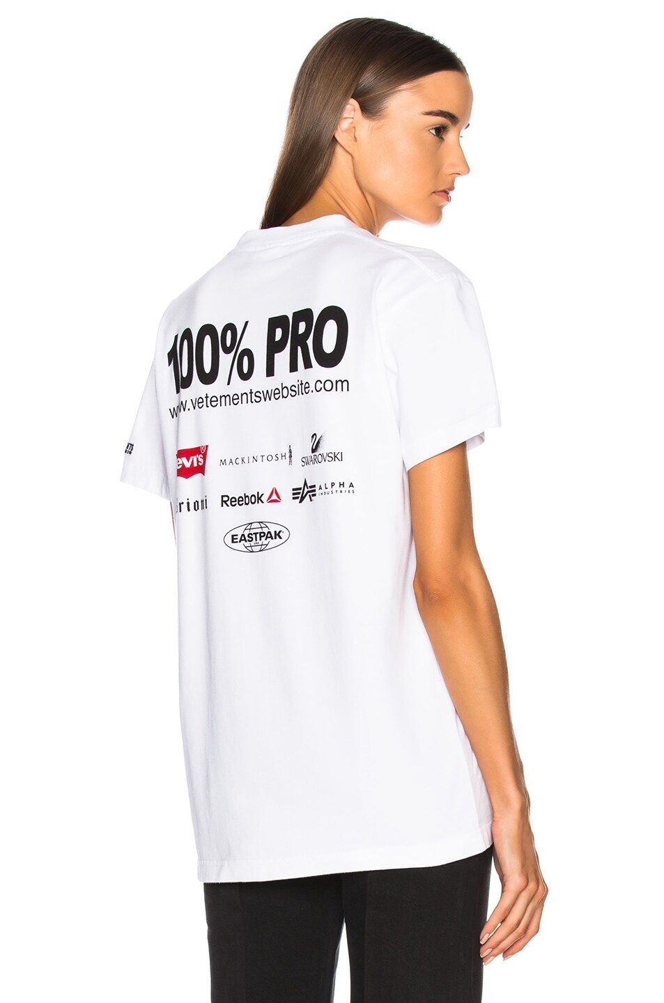 Image 1 of VETEMENTS 100% Pro Tee in White