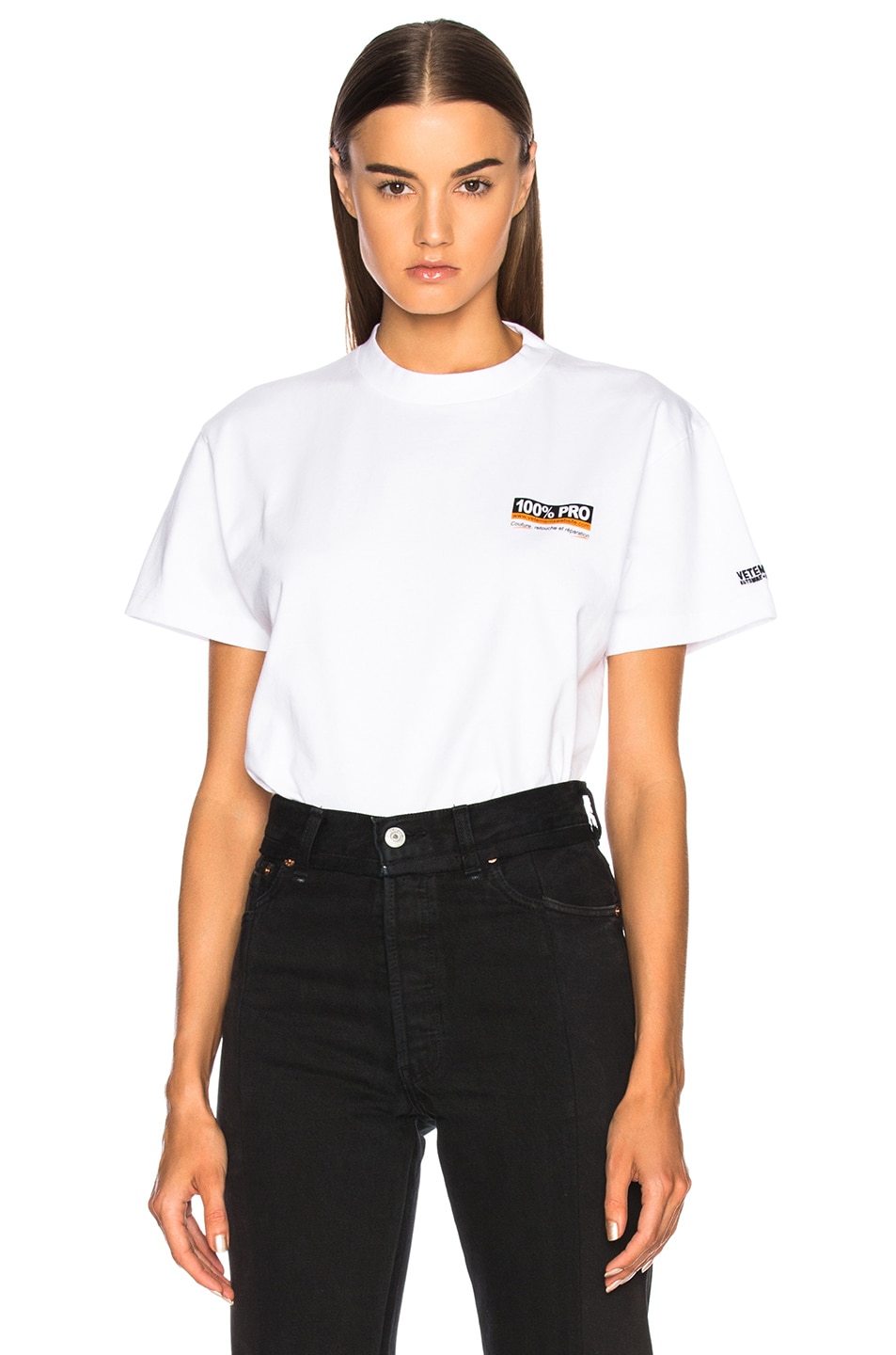 Vetements 100% Pro Tee In White