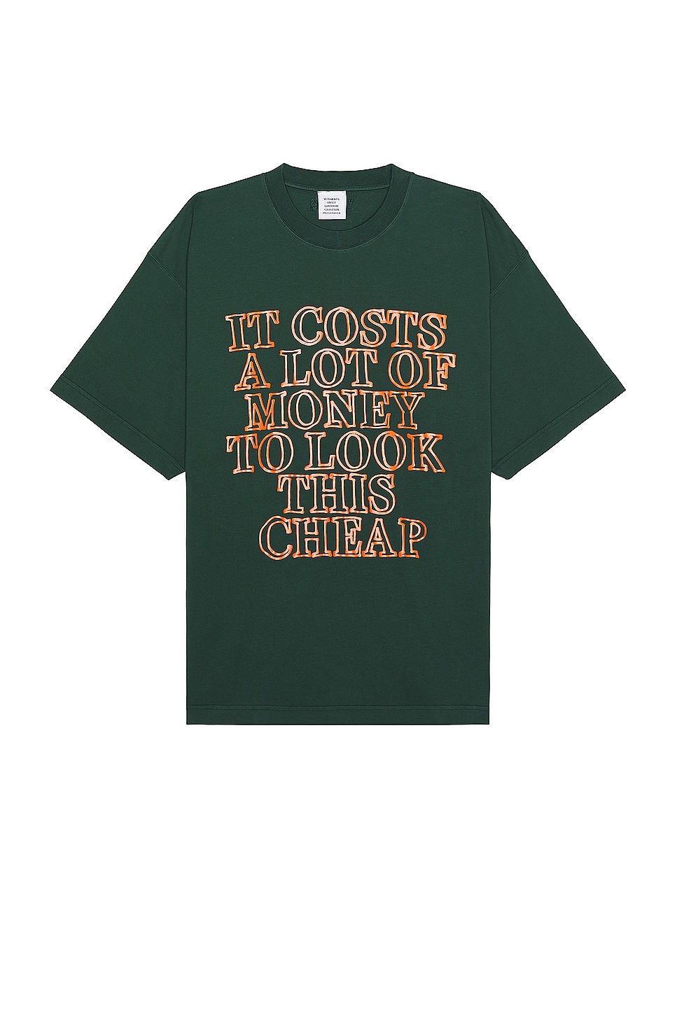 Image 1 of VETEMENTS Very Expensive T-shirt in Green